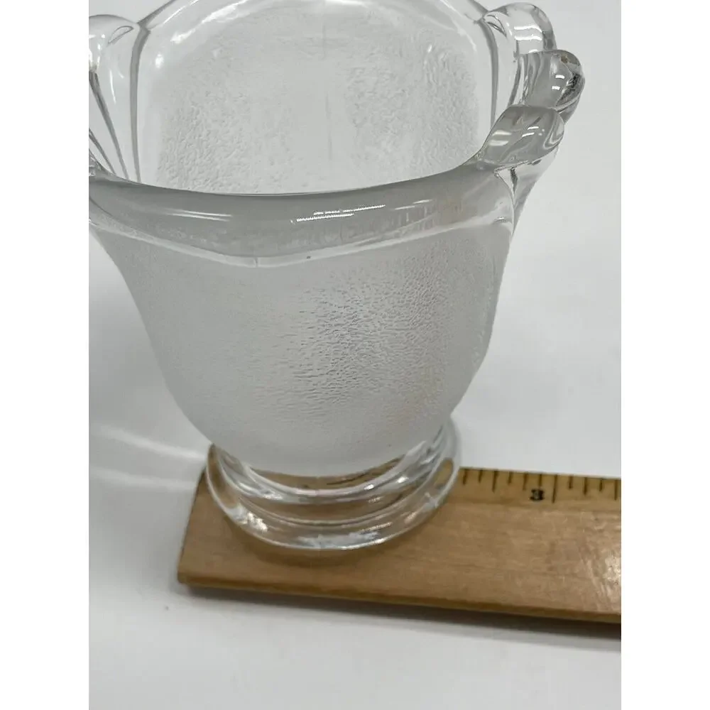KIG Indonesia‎ Frosted Glass Tulip Votive Candle Holder Vase 3.5